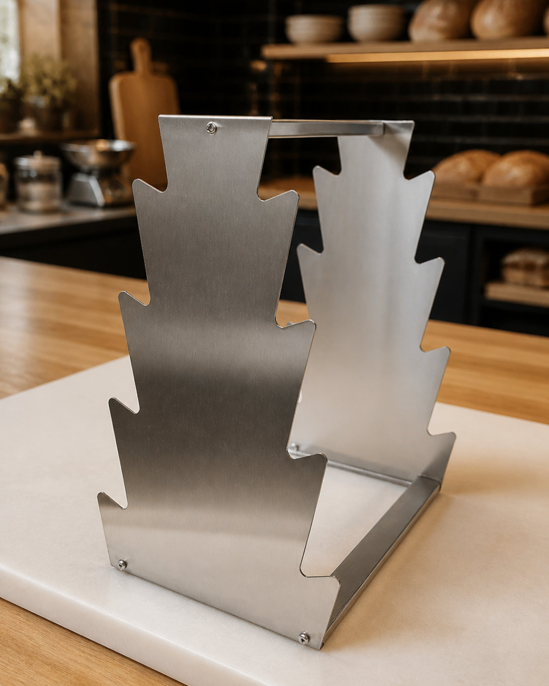 Soporte de Consola para 8 Rodillos para Chimenea Roll - 290 x 260 x 430